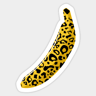 Banana Leopard Sticker